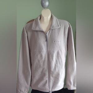 Vintage 90's Columbia Sportswear Fleece Jacket Mens Size Lg Adjust Waist